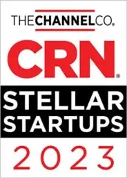 Logotipo del premio CRN Stellar Startups 2023