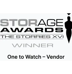 Storage Awards One to Watch - Vendor Winner Logo