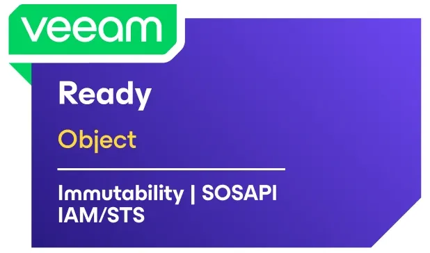 Veeam. Pronto, Repository, Immutabilità