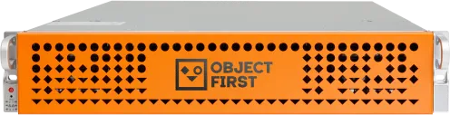 Object first server top and front view