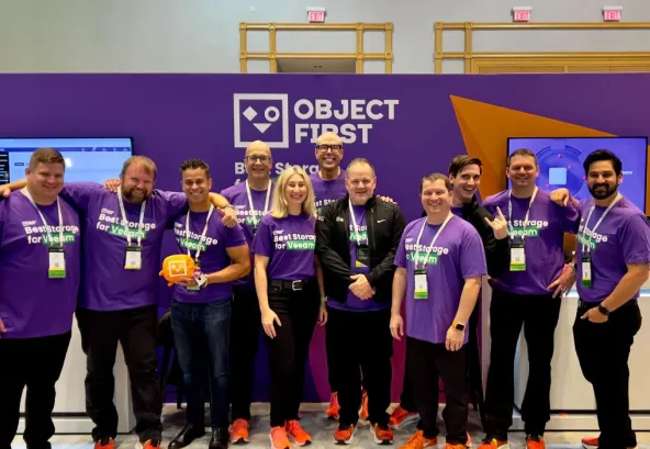 Object First Aces group of expert and Veeam Backup and Replication software admins