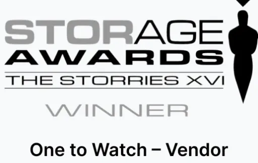 Storage Awards One to Watch - Vendor Winner Logo