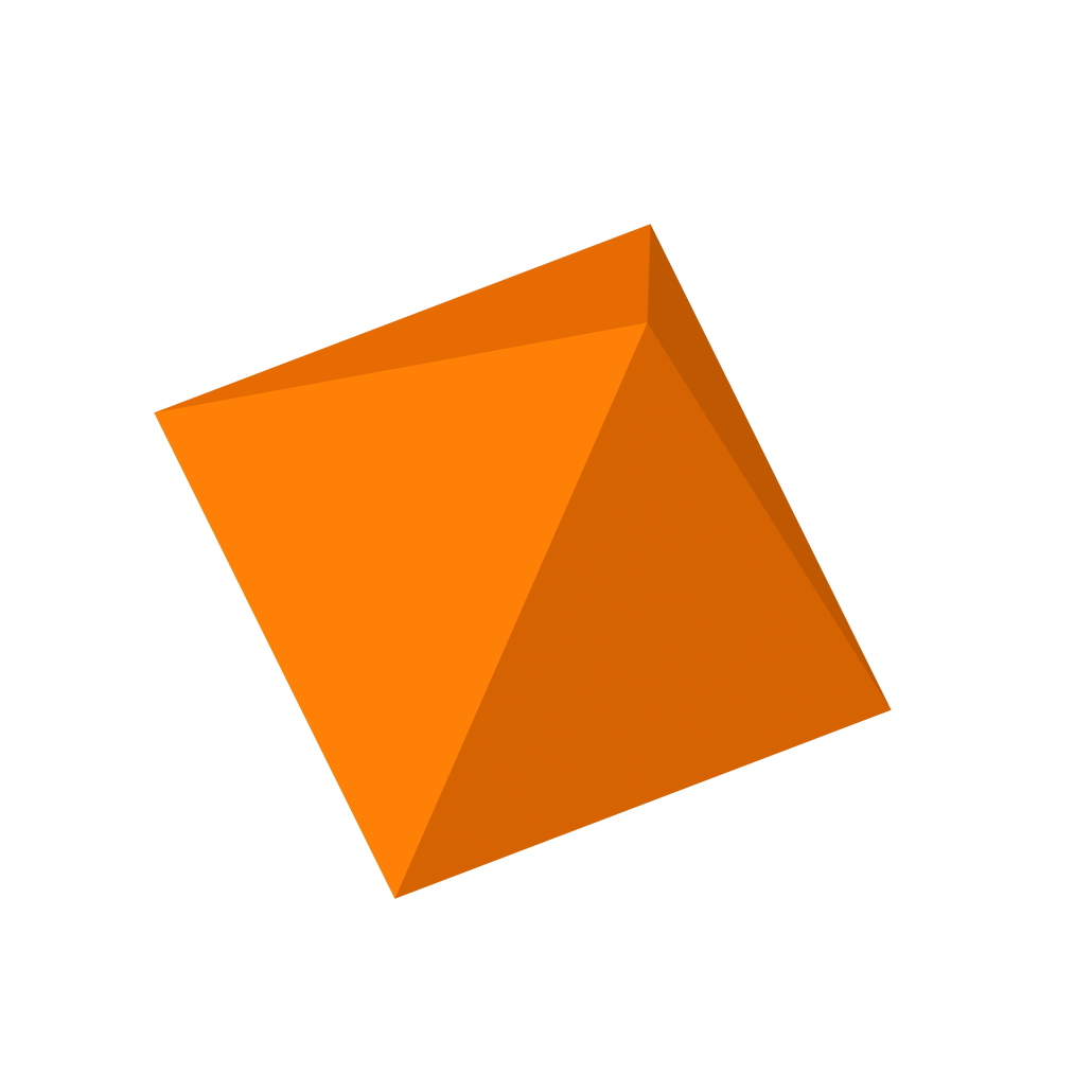 ottaedro arancione