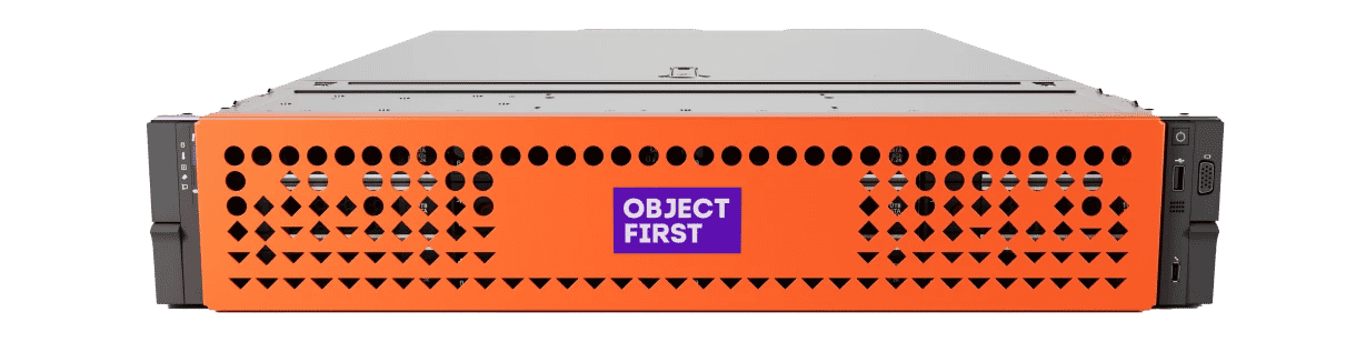 Object First unit - front panel