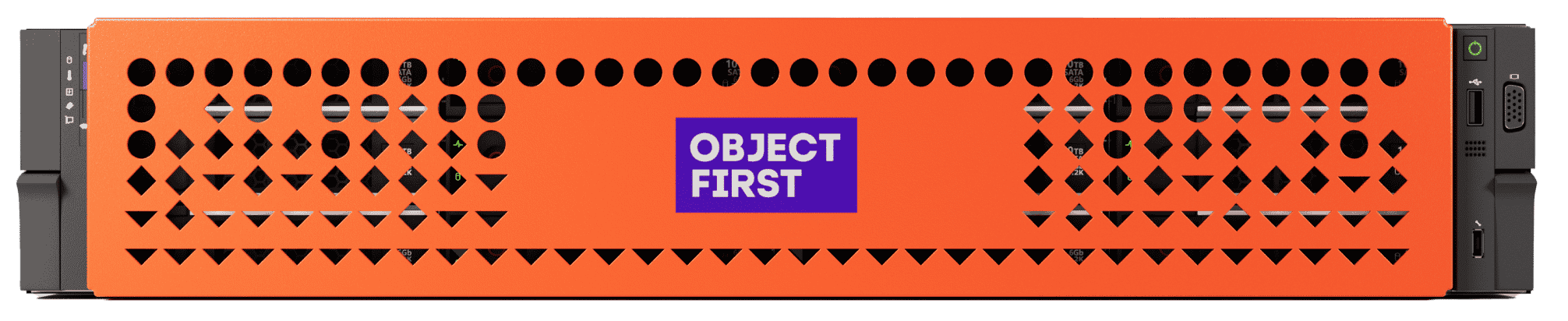 Object First unit - front panel