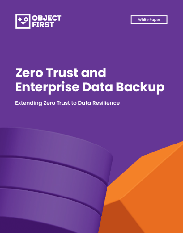 Book cover: Zero Trust and Enterprise Data Backup