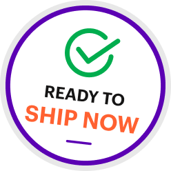 "Ready to Ship Now" badge with a green checkmark