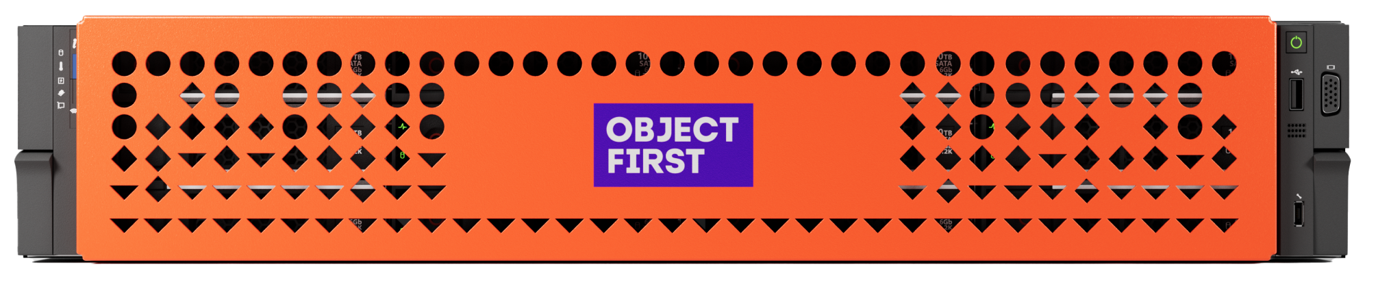 Object First unit - front panel