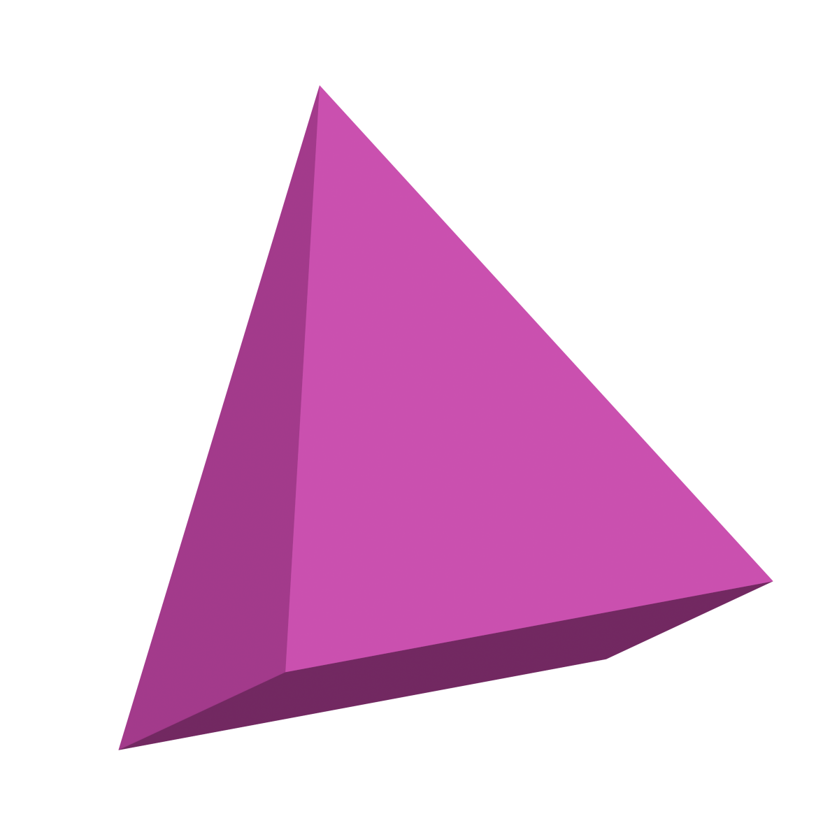 Lila Pyramiden