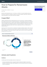 How to Prepare for a Ransomware Attack